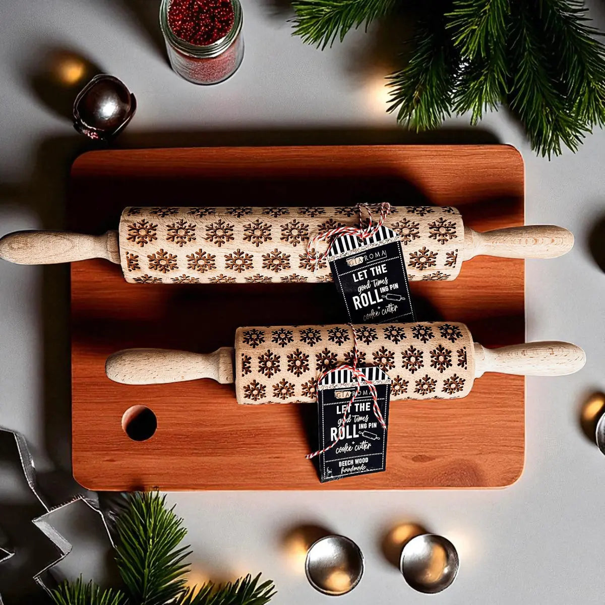 Christmas Rolling Pin Set | 10 Styles Gia Roma