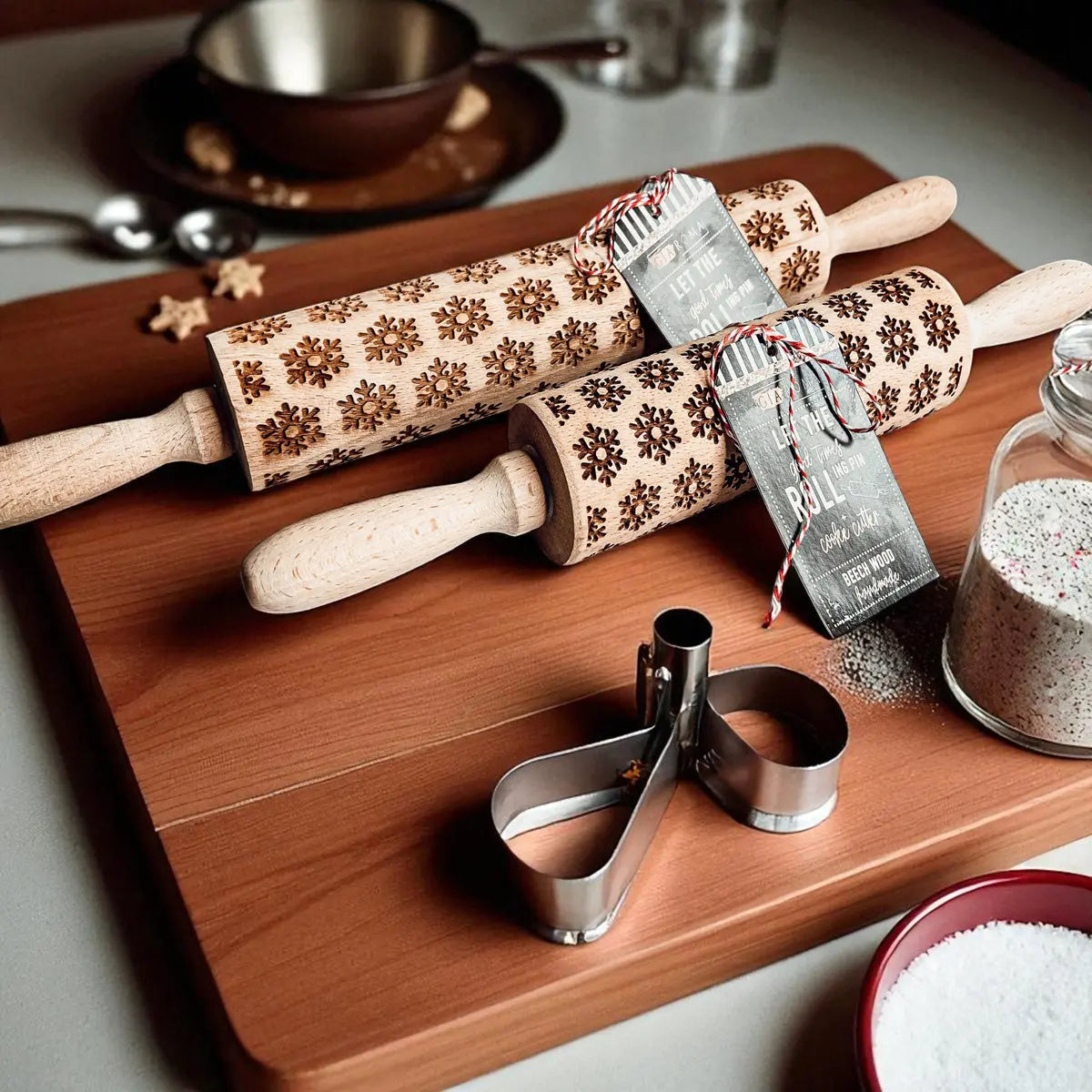 Christmas Rolling Pin Set | 10 Styles Gia Roma