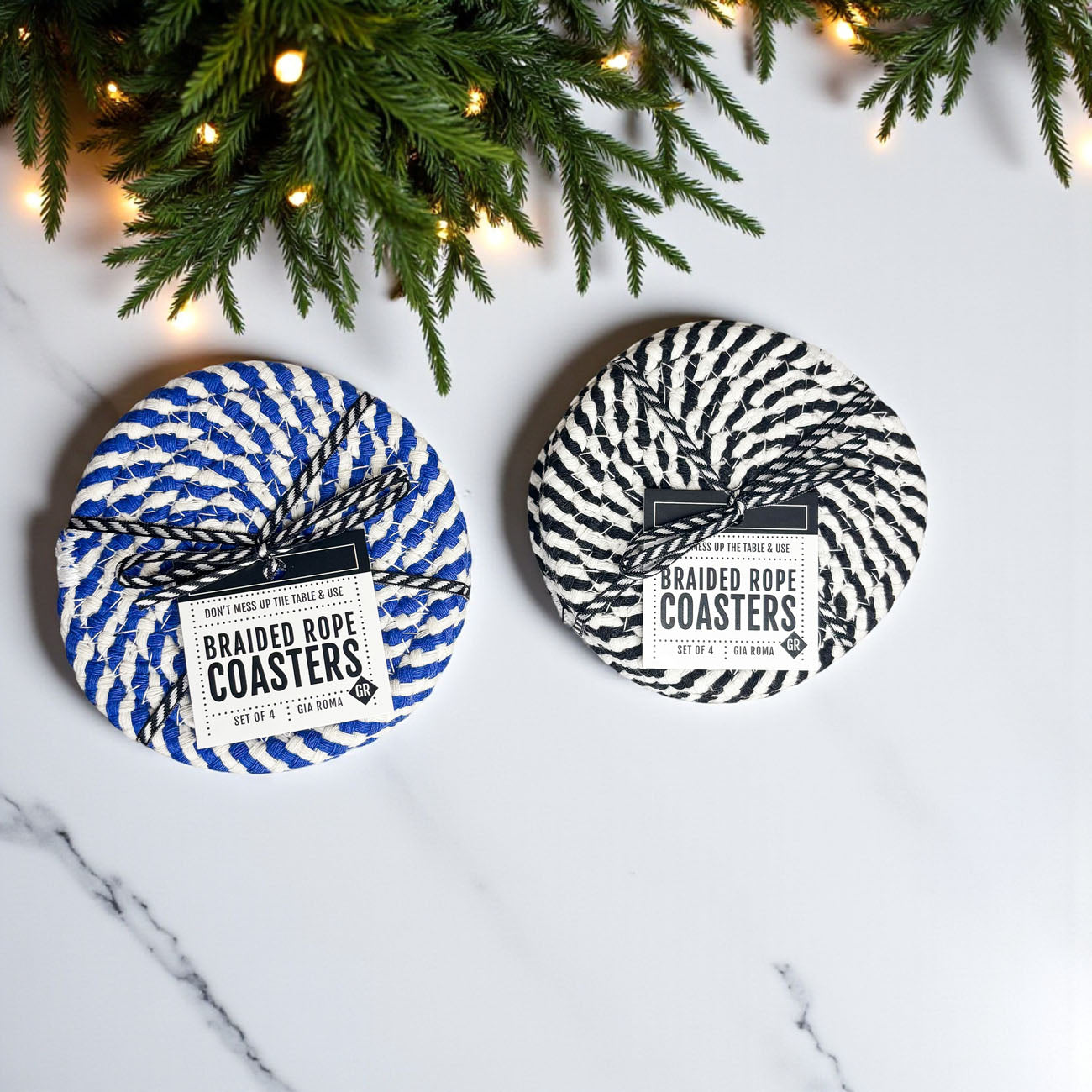Blue Braided 4pk Gia Roma