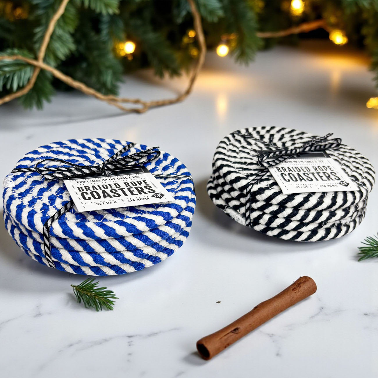Blue Braided 4pk Gia Roma