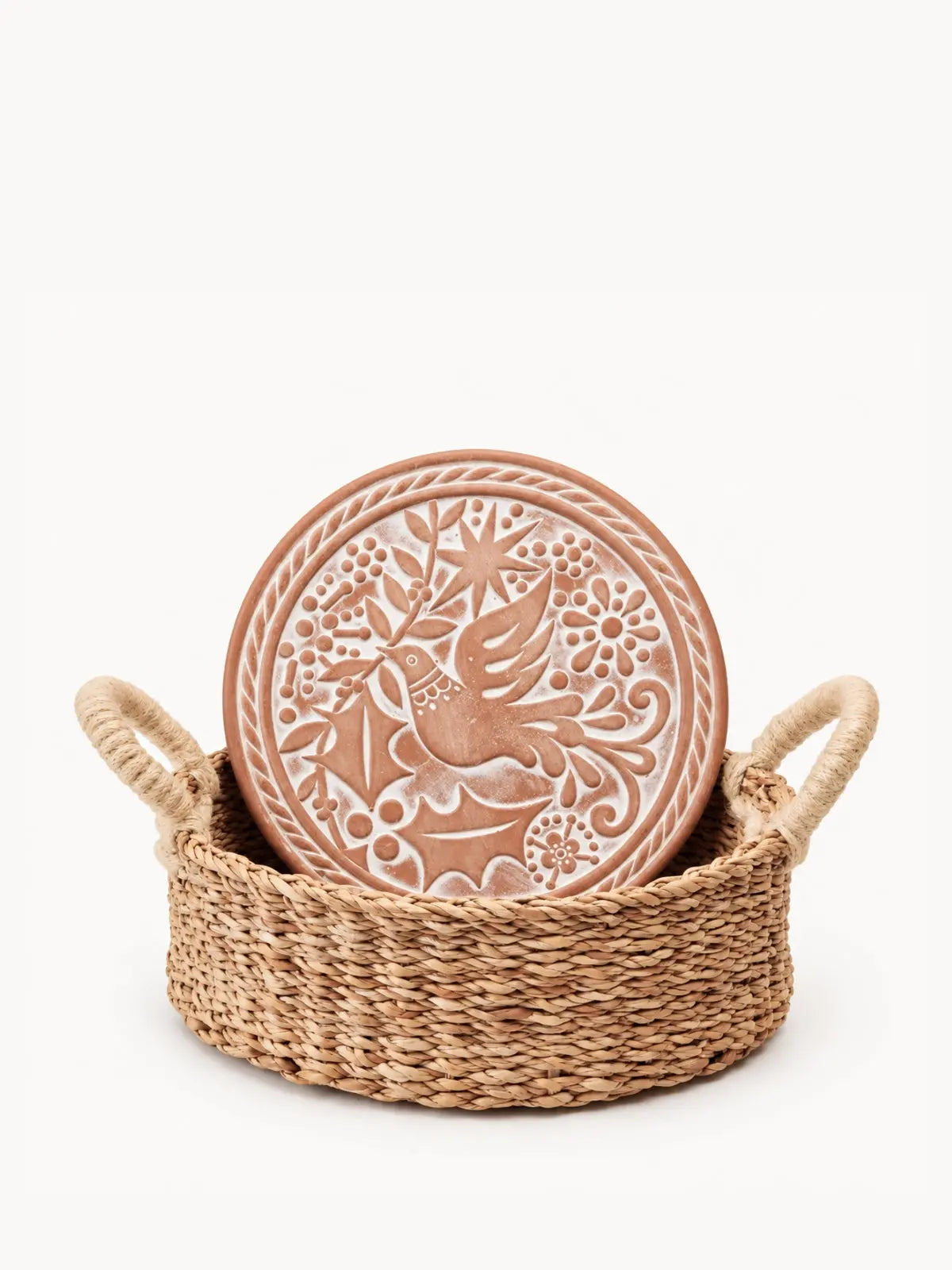 Bread Warmer & Basket - Bird Round