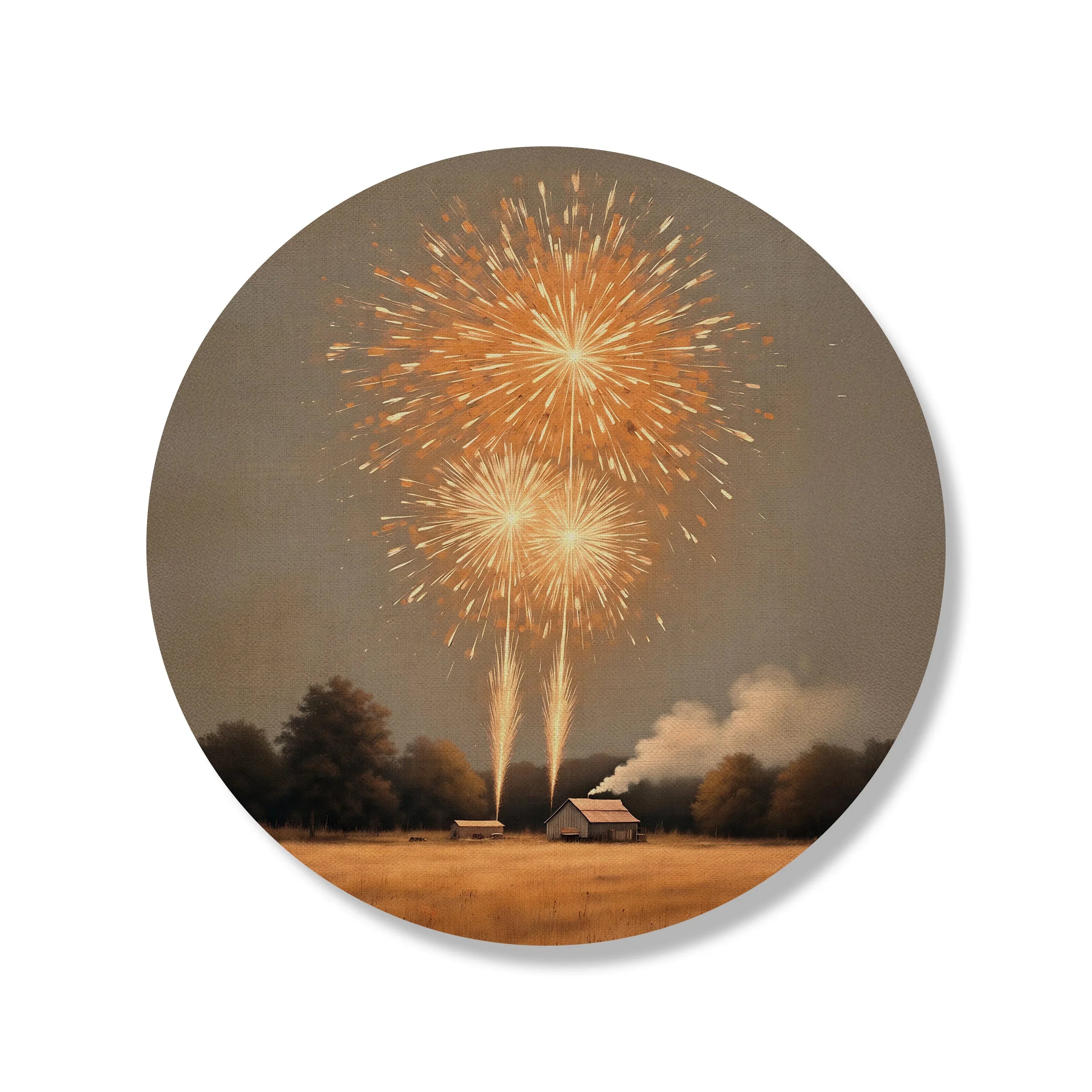 Fireworks On The Farm Circle