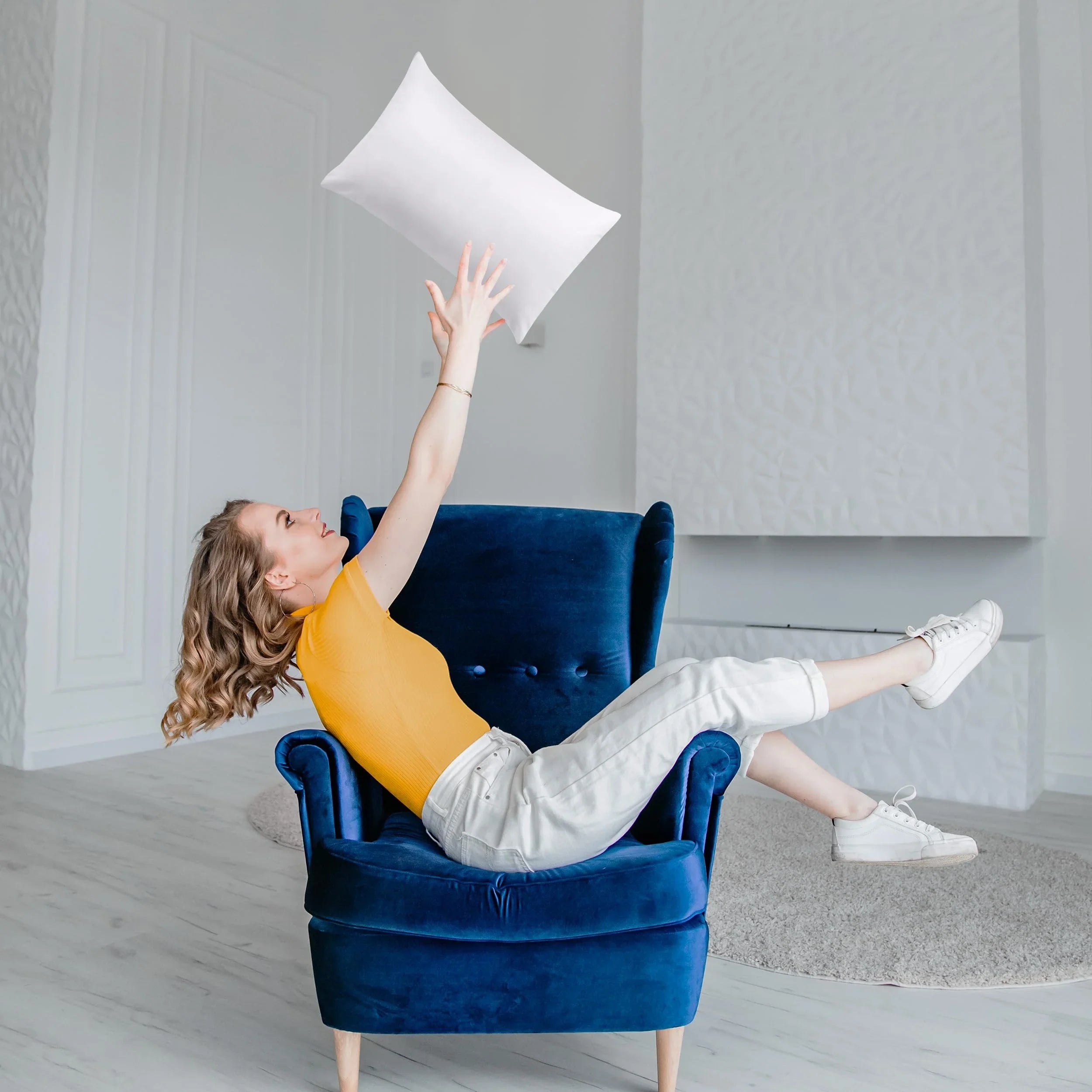 18" x 18" Throw Pillow Inserts (Set of 2) - KJ Cozy Designs