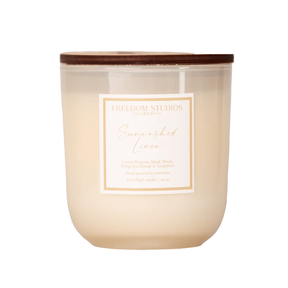 Sunwashed Linen 10 oz Candle