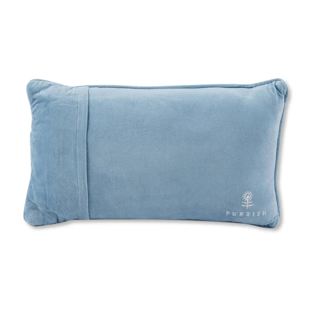 Go Find Less Needlepoint Pillow Furbish Studio