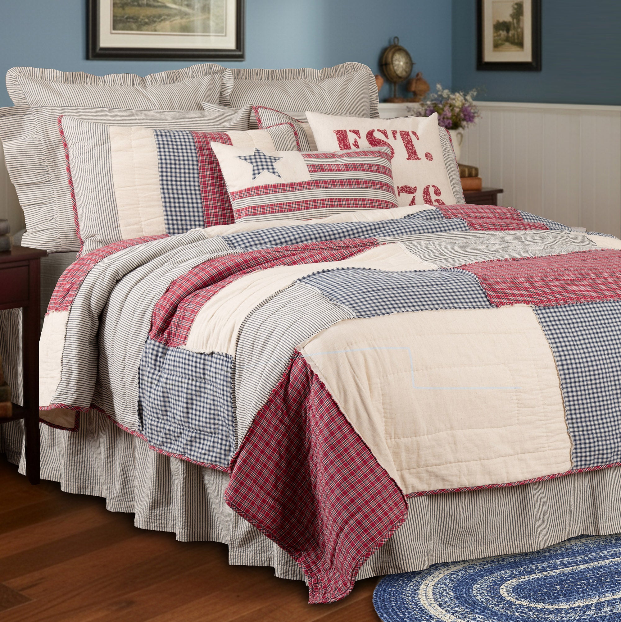 Hatteras Patch King Quilt 105Wx95L