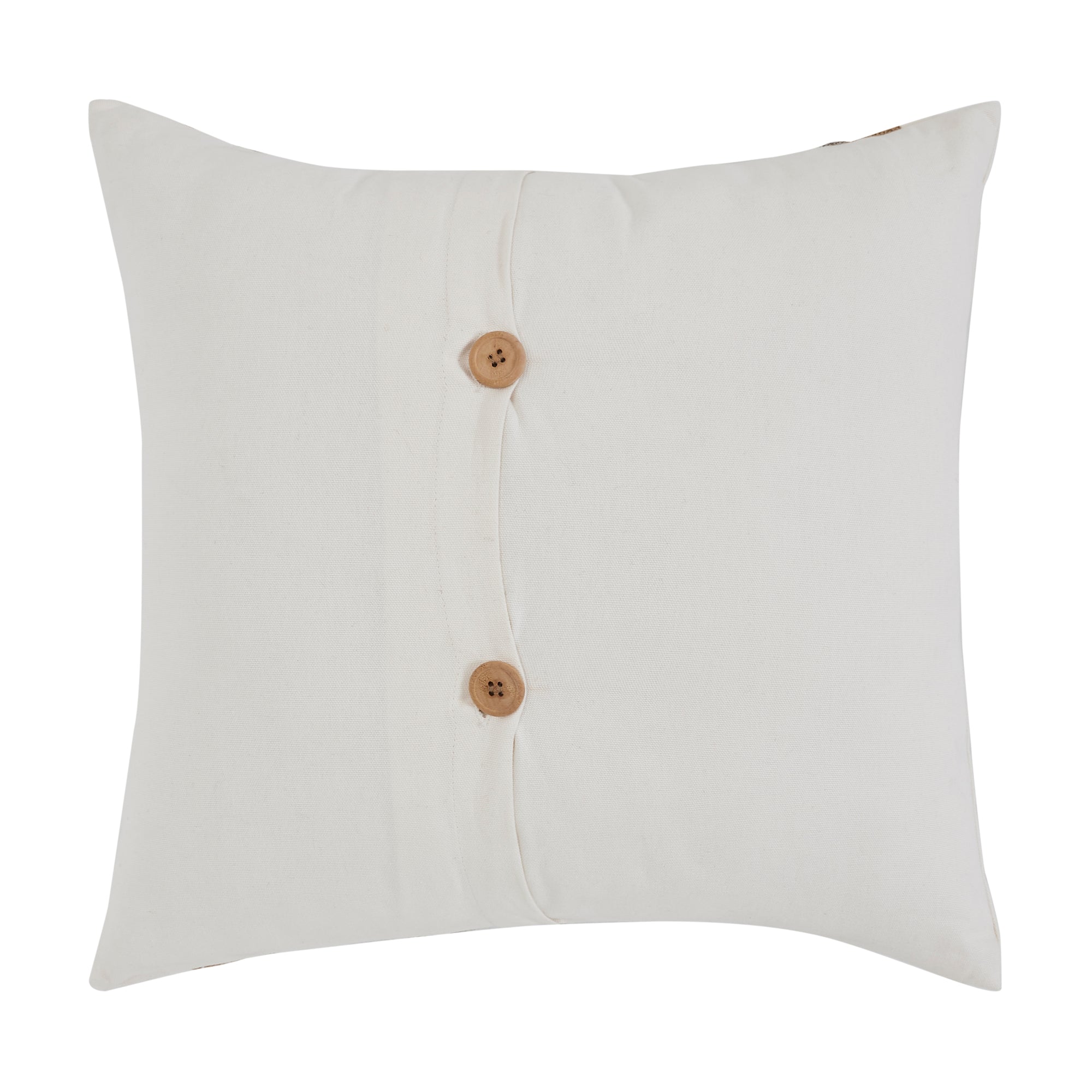 Burlap Appliqué Bunny Pillow – 18x18