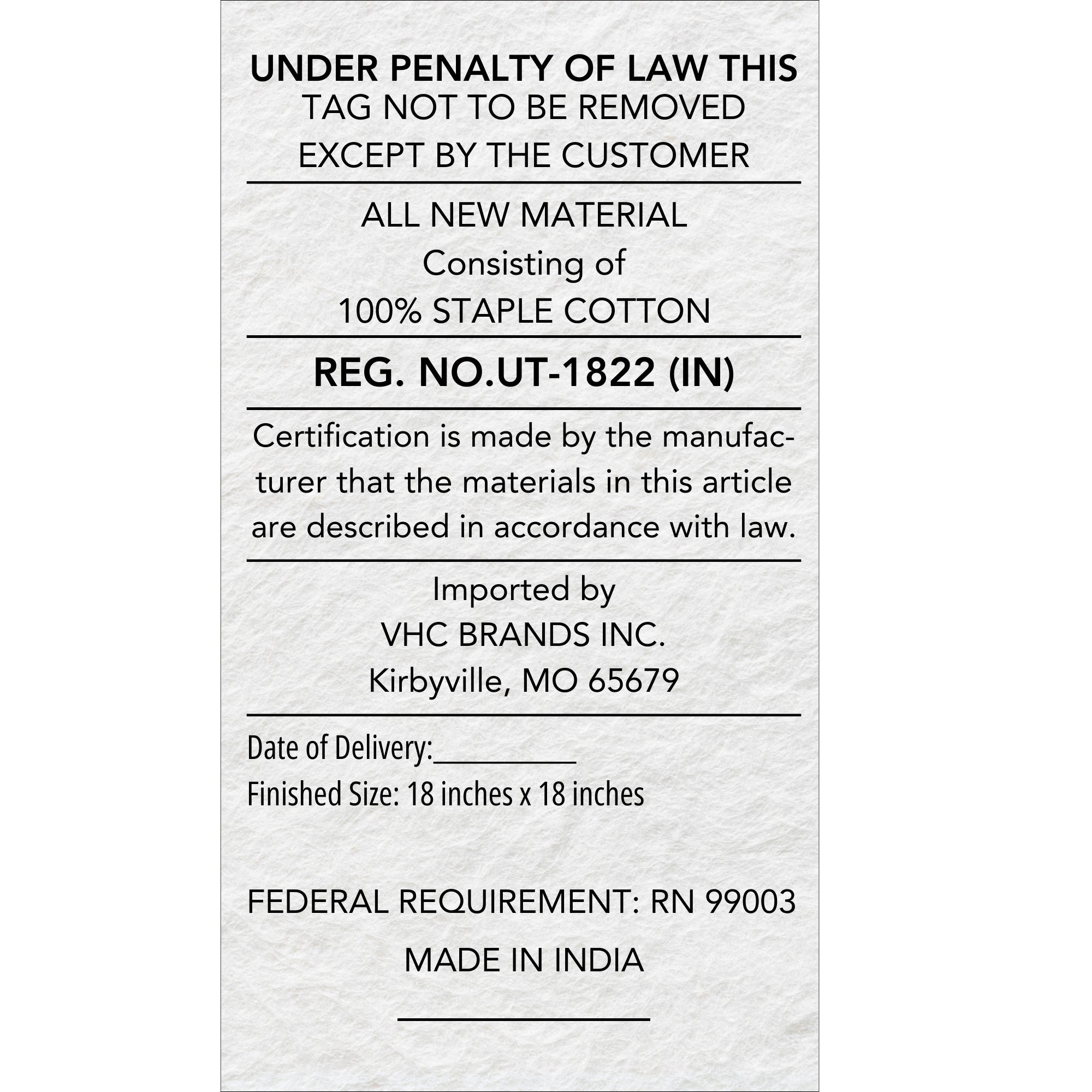 Burlap Appliqué Bunny Pillow – 18x18