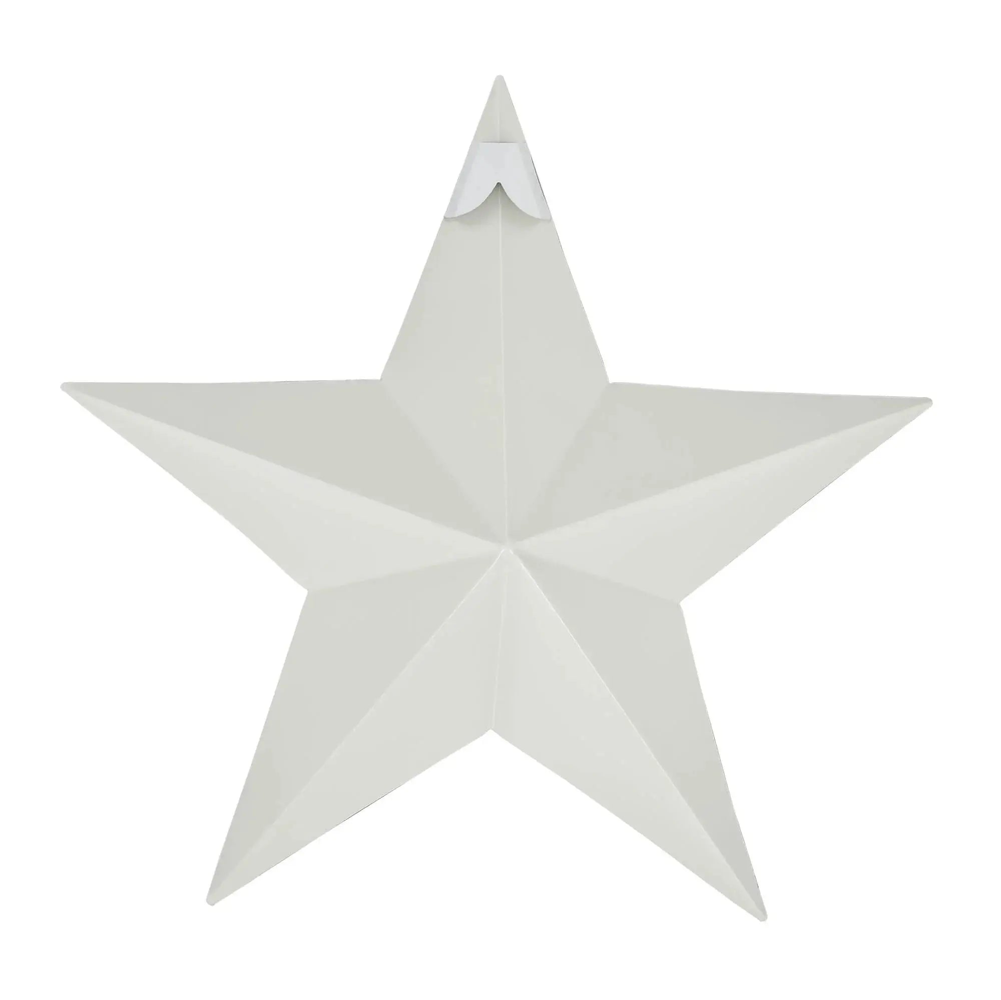 White farmhouse star wall decor for cozy cottage style home interiors
