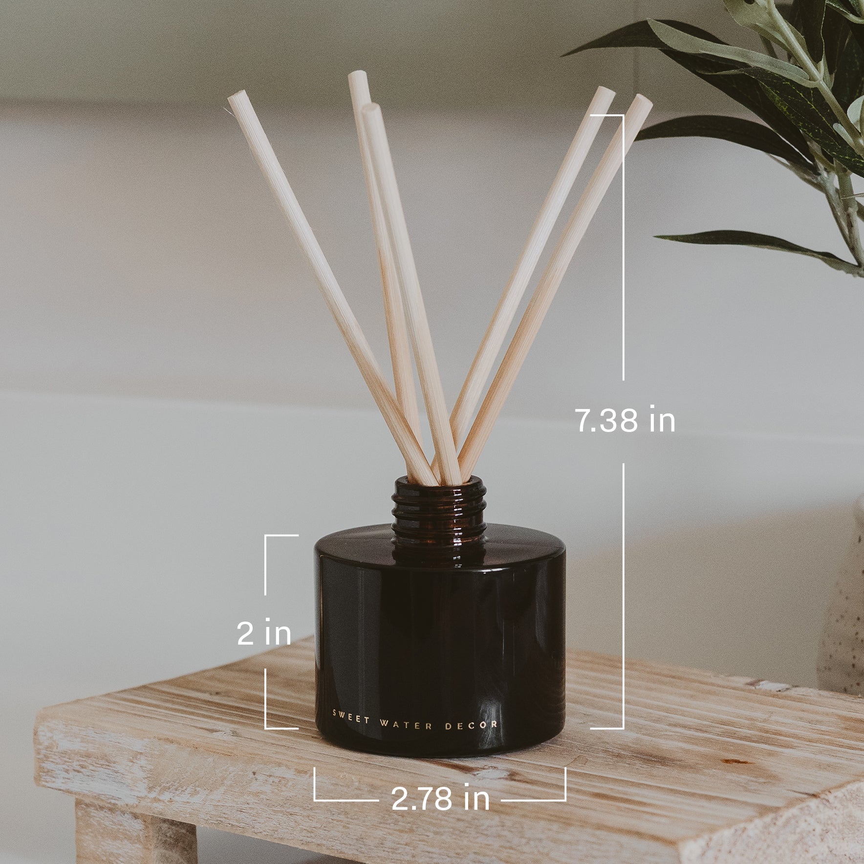 measurements of the reed diffuser
