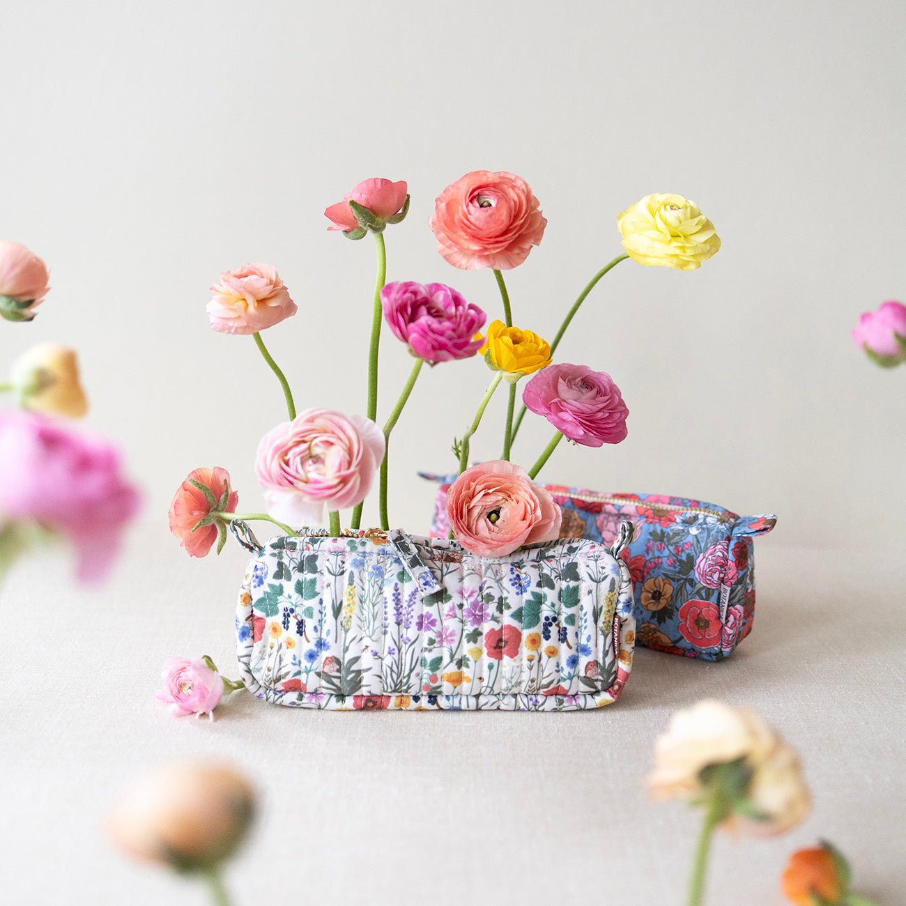 BOTANIST | Cotton Quilted Pencil Pouch Botanica Paper Co.® BOTANIST | Cotton Quilted Pencil Pouch Botanica Paper Co.®