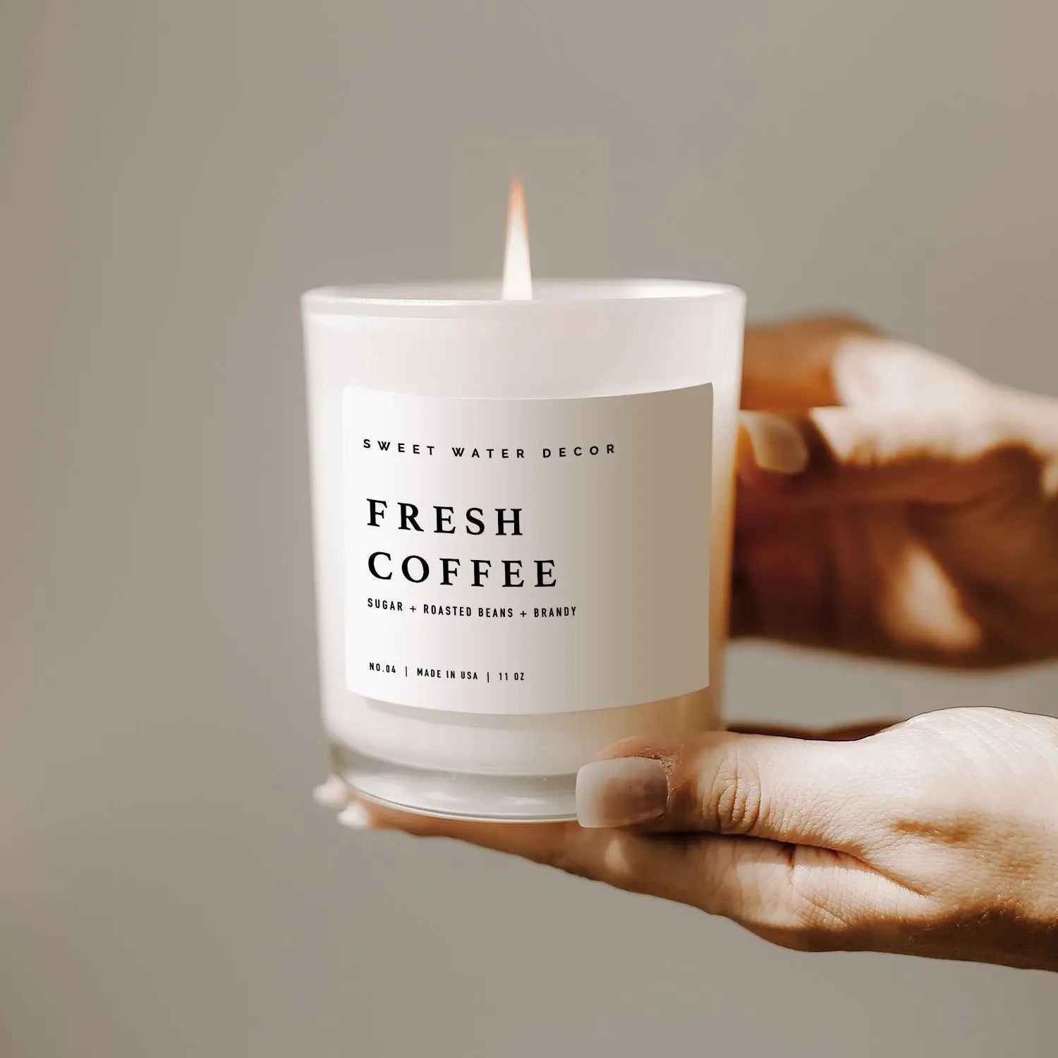 Fresh Coffee Soy Candle Sweet Water Decor