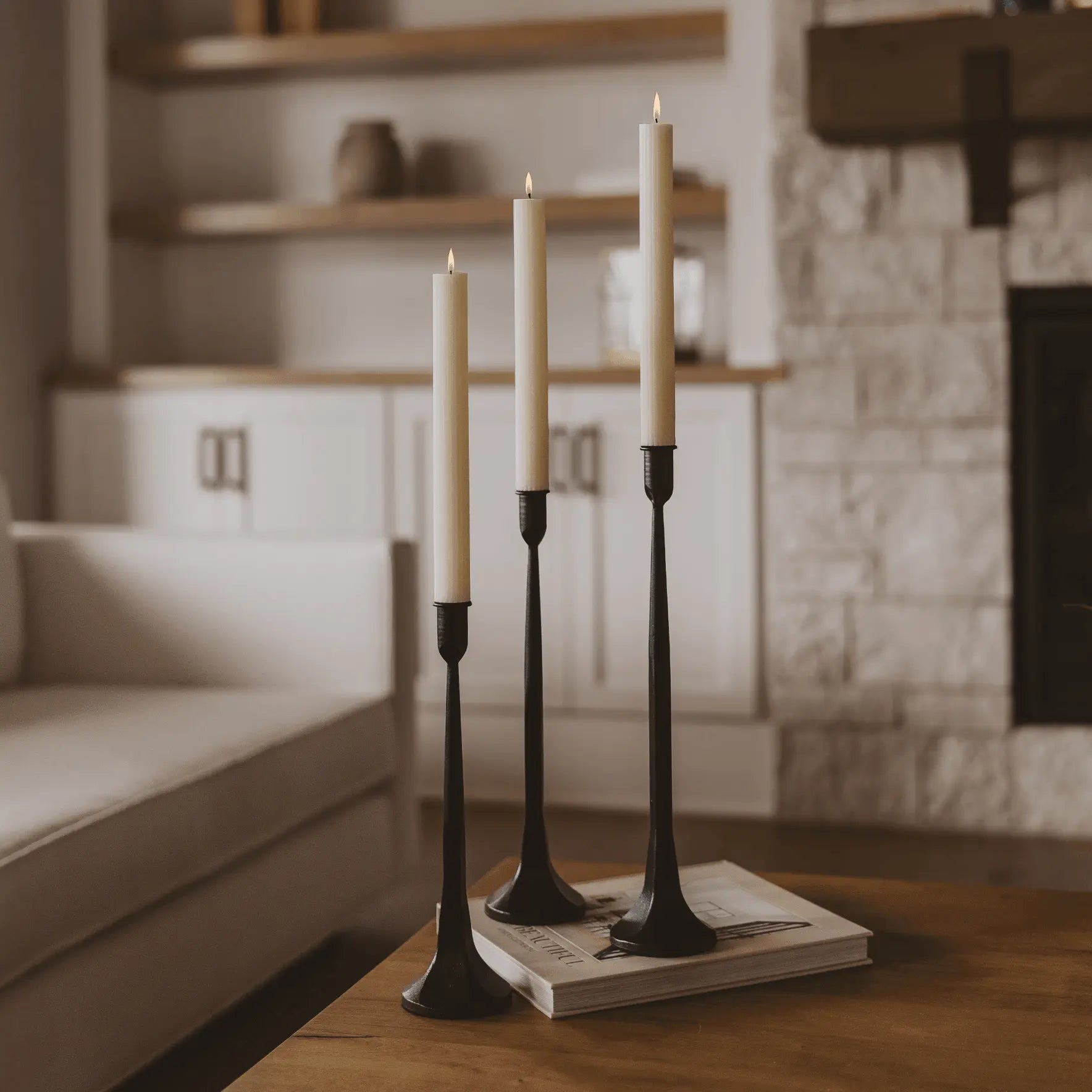 Black Cast Iron Taper Candle Holders Sweet Water Decor Black Cast Iron Taper Candle Holders Sweet Water Decor
