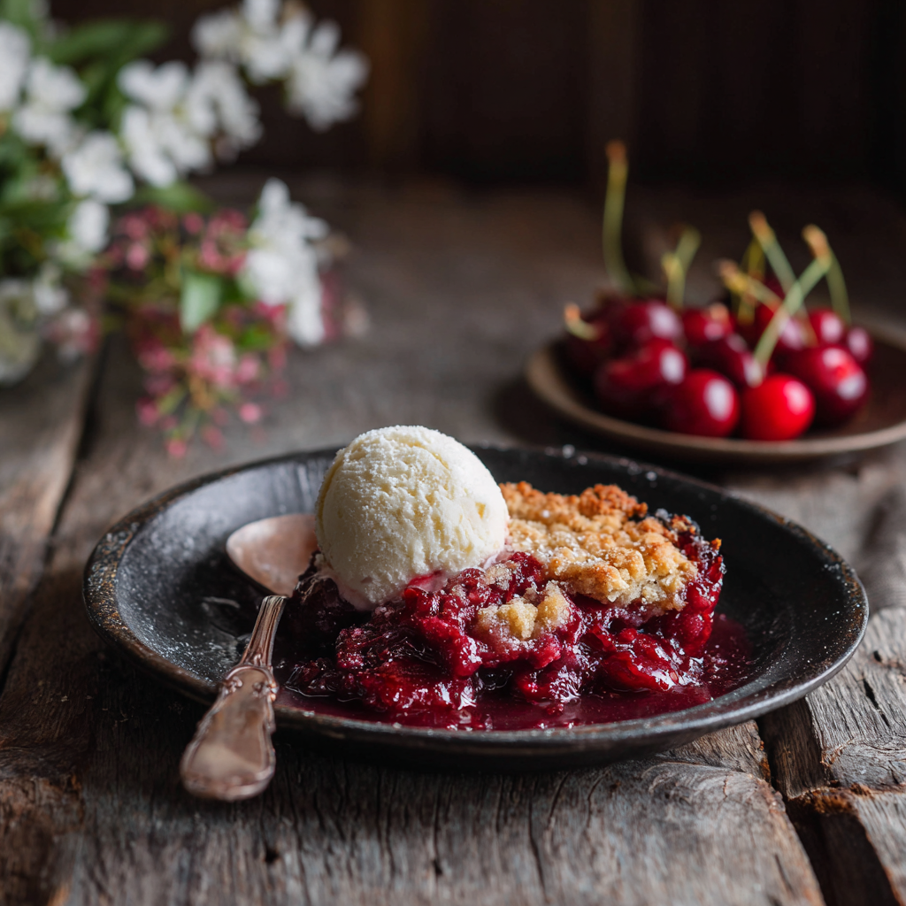 Cherry Cobbler 16 Oz Soy Candle Rust & Bloom Candle Co. Cherry Cobbler 16 Oz Soy Candle Rust & Bloom Candle Co.