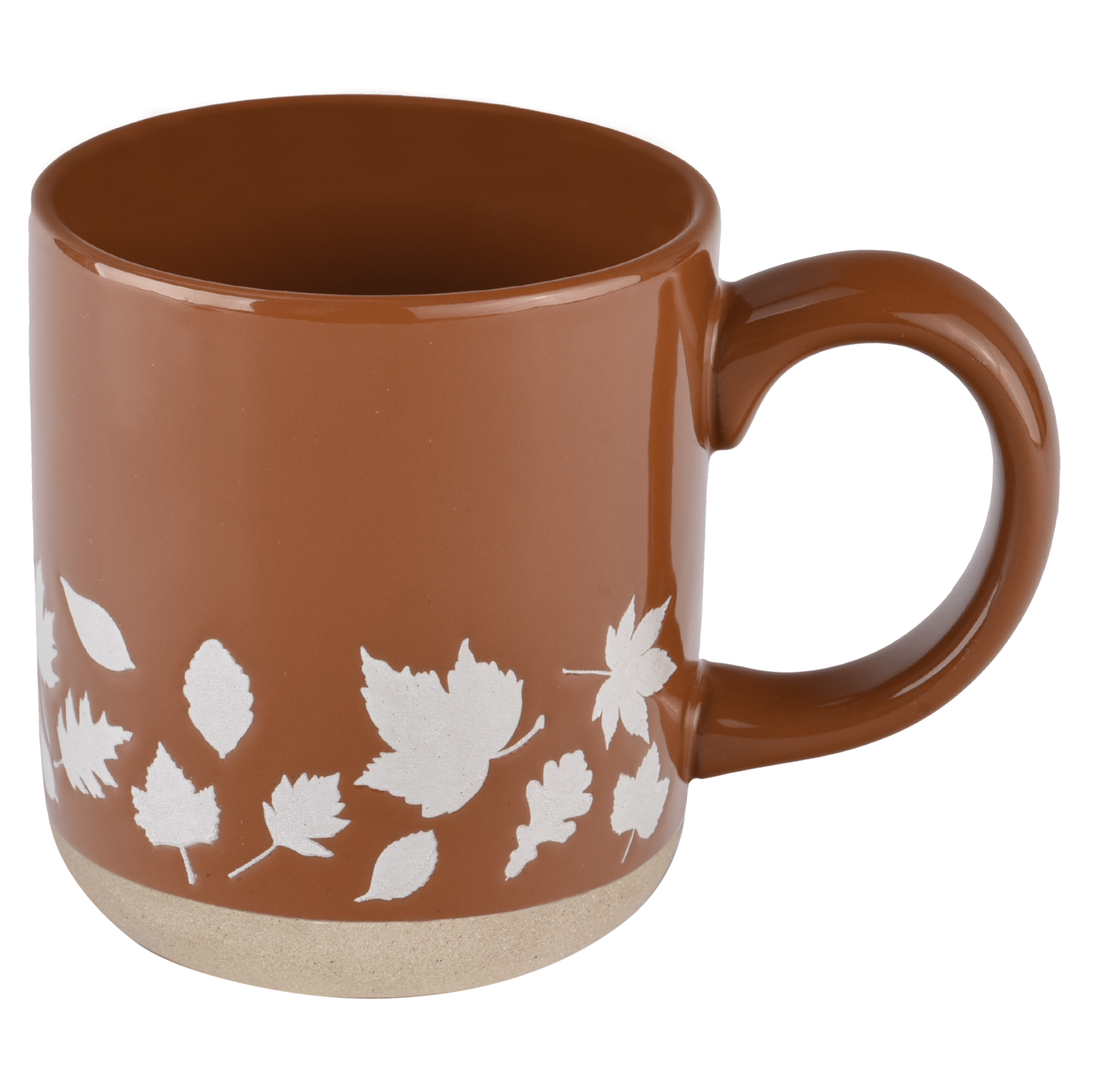 Fall Leaves 14 oz Orange Stoneware Coffee Mug Sweet Water Decor Fall Leaves 14 oz Orange Stoneware Coffee Mug Sweet Water Decor