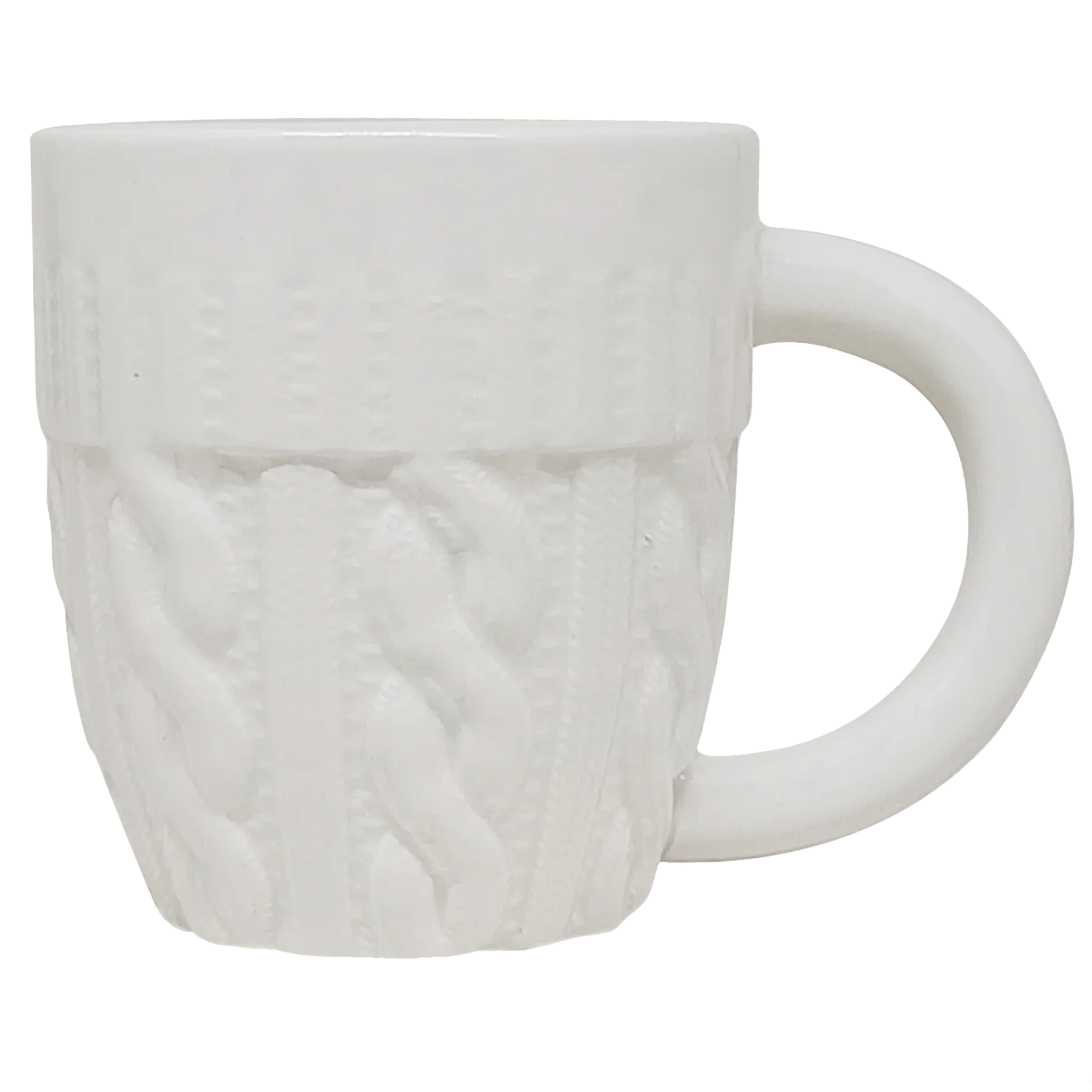 Cream Sweater 18 oz Figural Coffee Mug