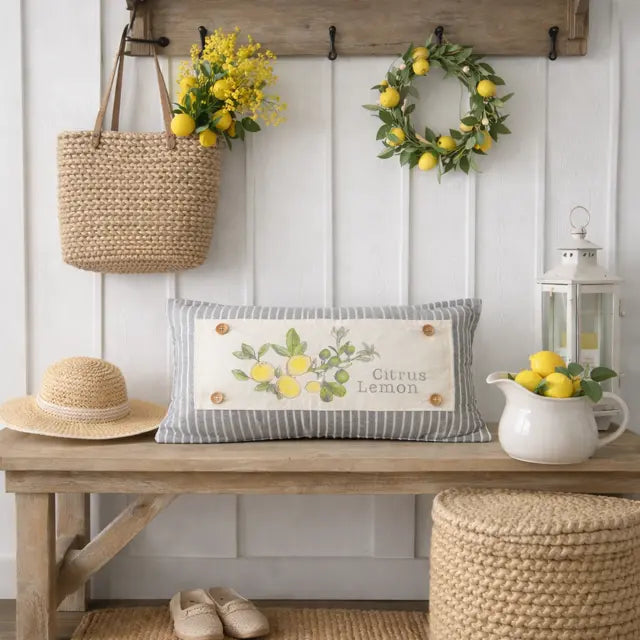 PANEL + RECIPE: RECTANGLE Summer, Lemonade Stand, Sweet, Summertime;  CITRUS LEMON