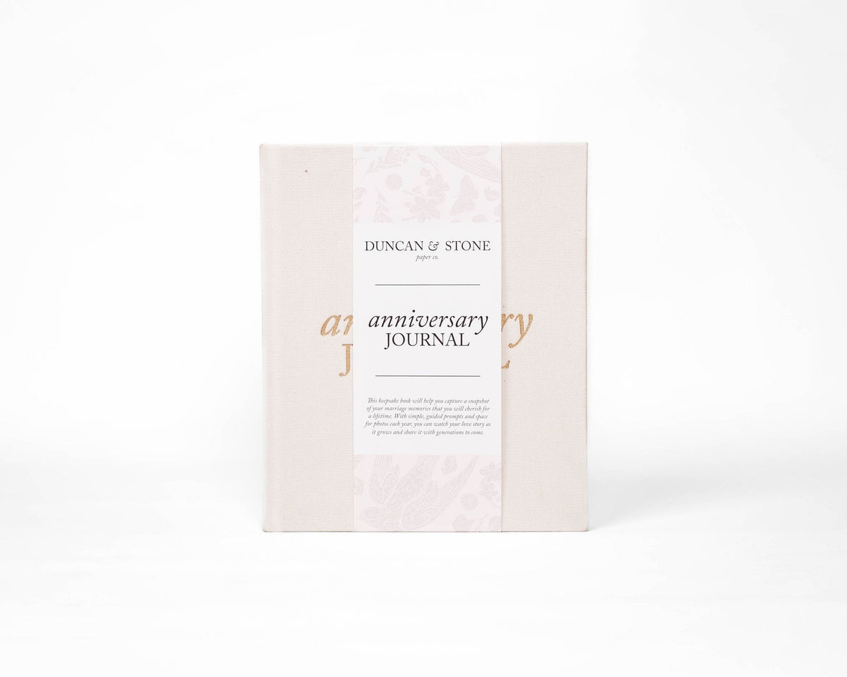 Duncan & Stone Ivory Anniversary Journal