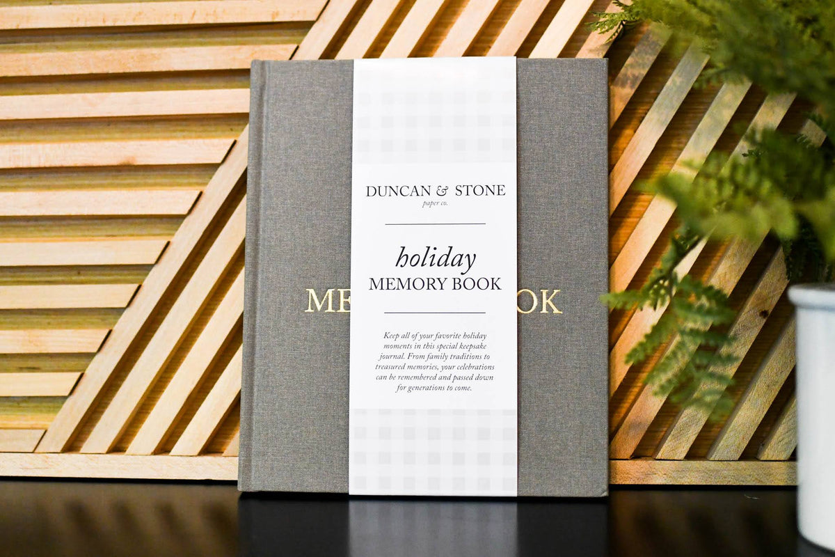 holiday memory book by Duncan & Stone