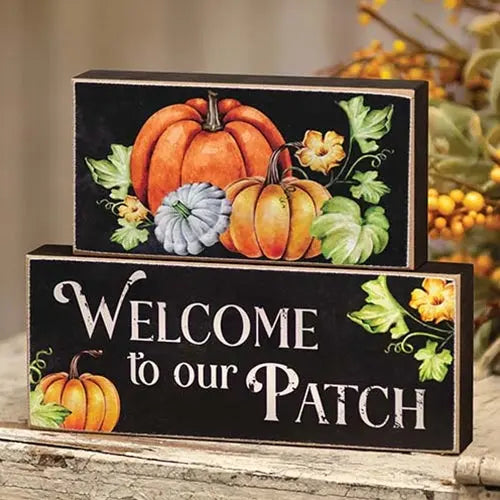 Welcome to Our Patch Stacking Blocks | Set of 2