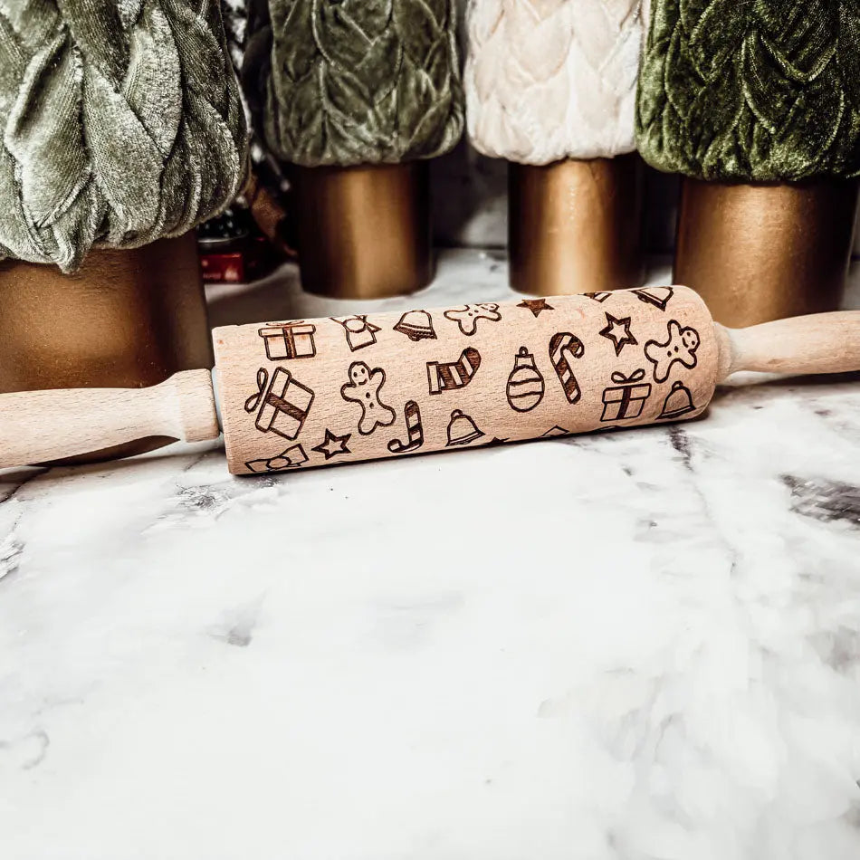 Christmas Rolling Pin Set | 10 Styles Gia Roma