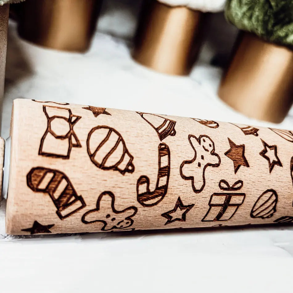 Christmas Rolling Pin Set | 10 Styles Gia Roma
