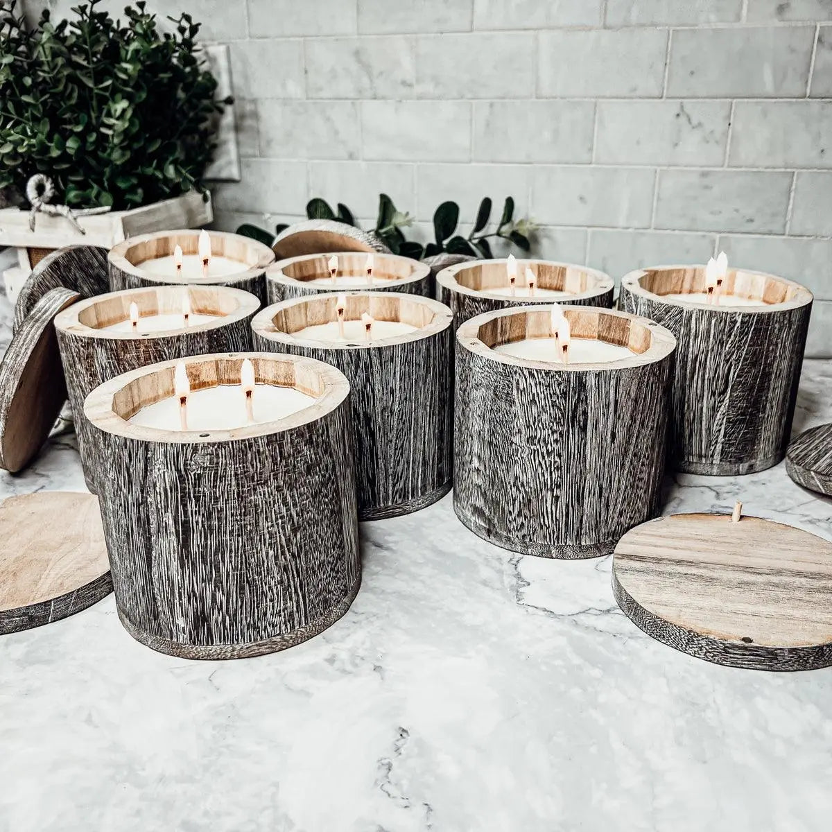 Wood Candle Vase – Reusable Wood Vessel – 14 oz Gia Roma Wood Candle Vase – Reusable Wood Vessel – 14 oz Gia Roma