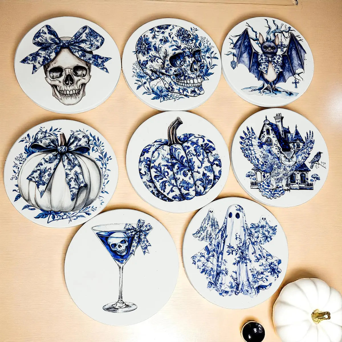 Chinoiserie Halloween Coasters Gia Roma Chinoiserie Halloween Coasters Gia Roma