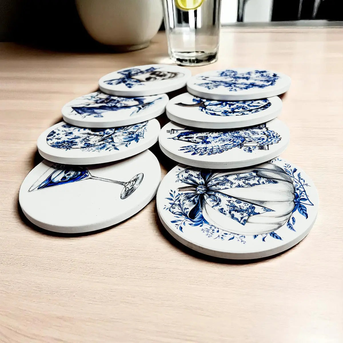 Chinoiserie Halloween Coasters Gia Roma Chinoiserie Halloween Coasters Gia Roma
