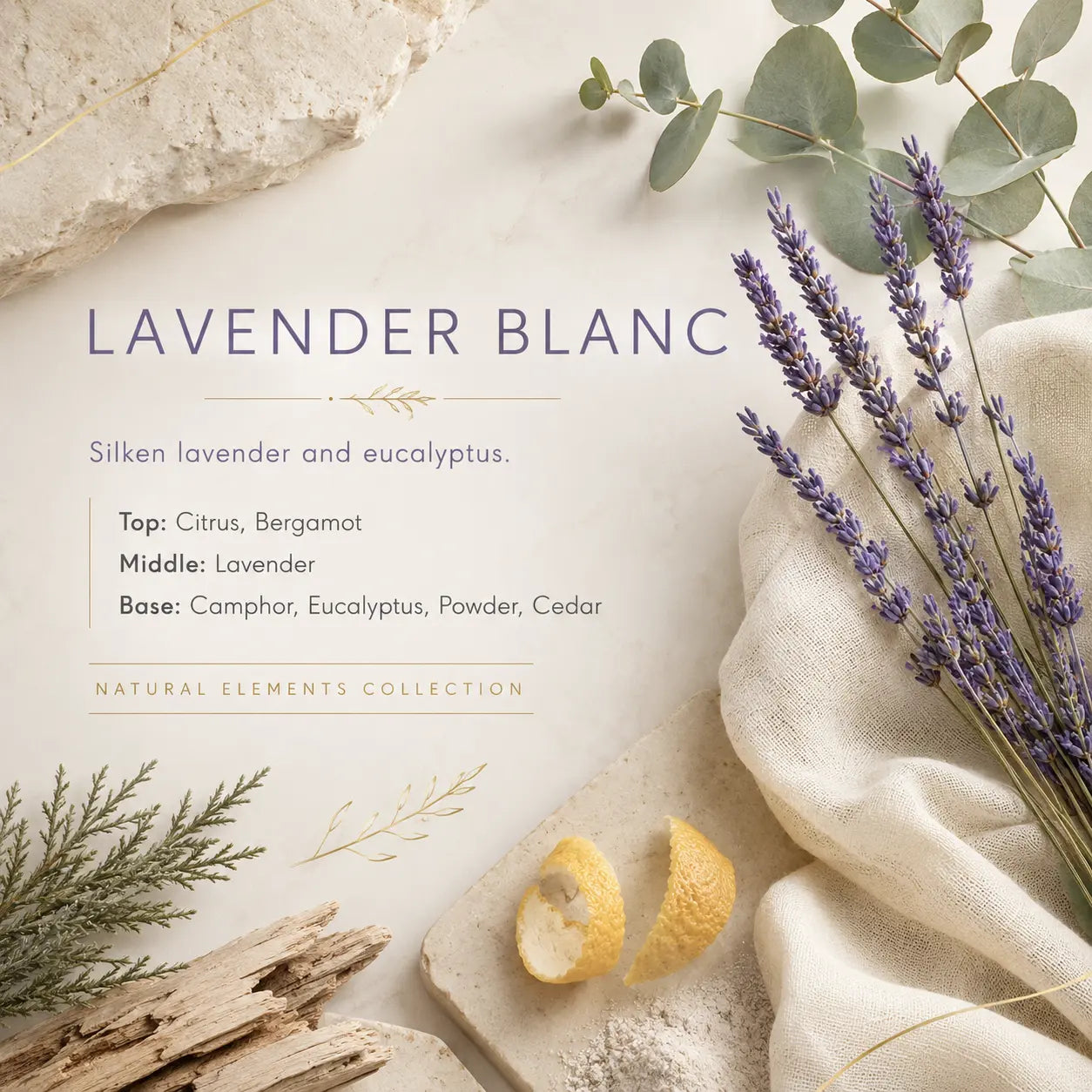 Lavender Blanc Candle Grand Candles Lavender Blanc Candle Grand Candles