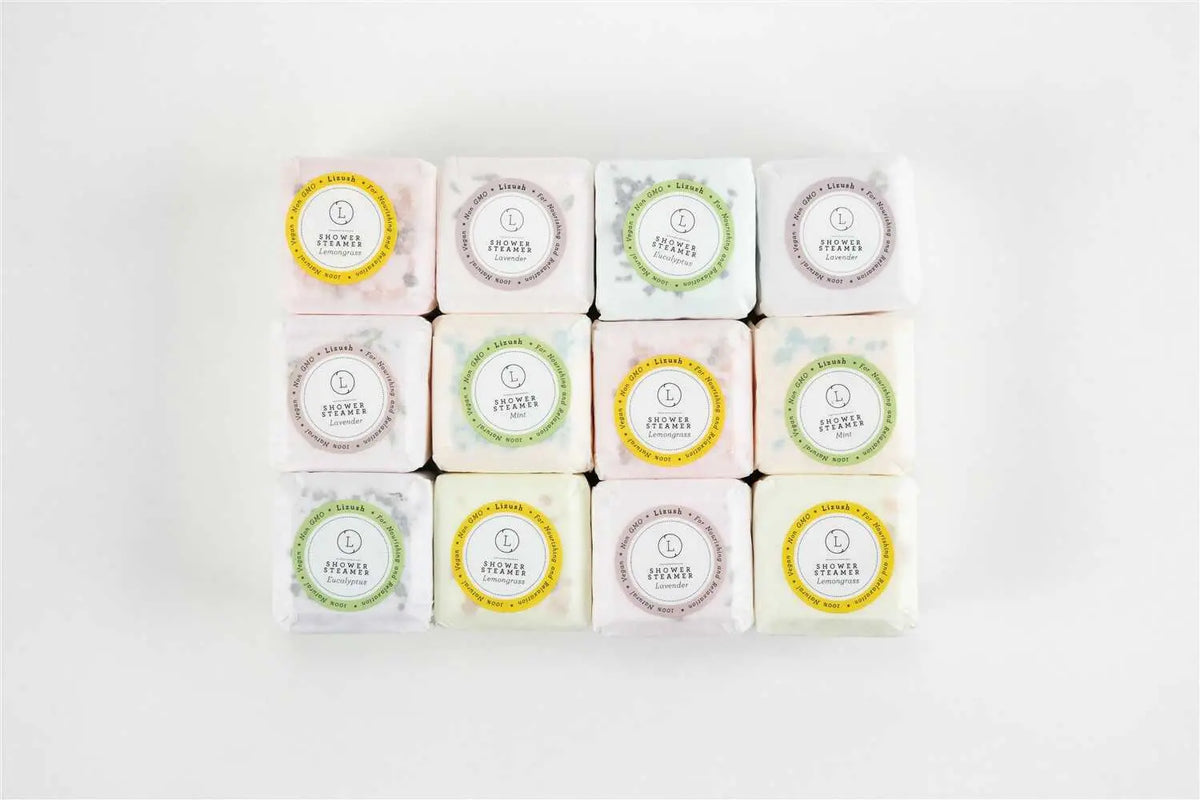 12-Piece Shower Steamers Gift Set – Natural Aromatherapy