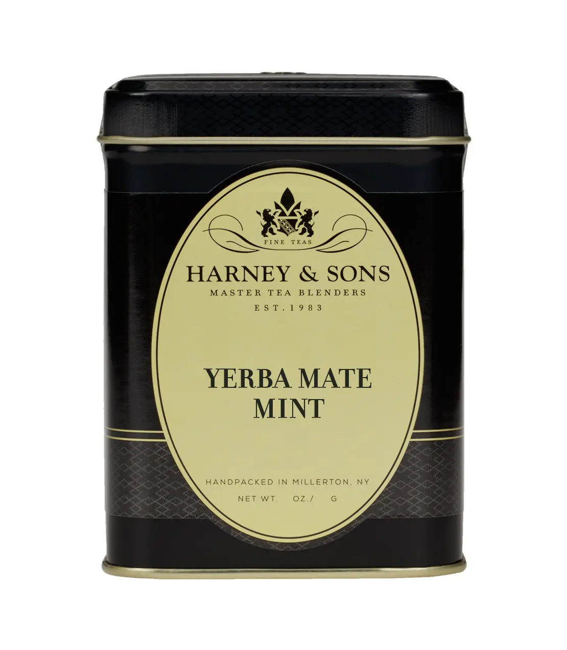 Harney & Sons Royal Wedding tea canister on a white background