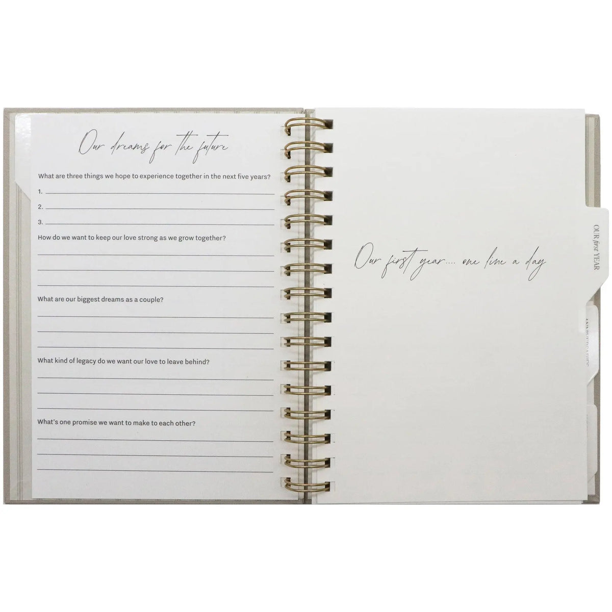 Newlywed One Line A Day Prompted Journal Sweet Water Decor Newlywed One Line A Day Prompted Journal Sweet Water Decor