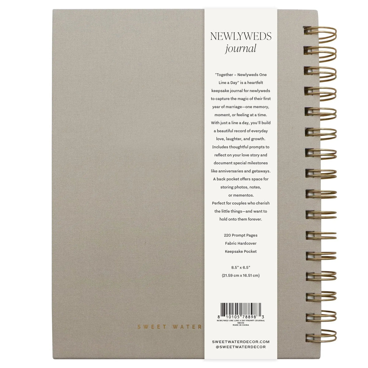 Newlywed One Line A Day Prompted Journal Sweet Water Decor Newlywed One Line A Day Prompted Journal Sweet Water Decor