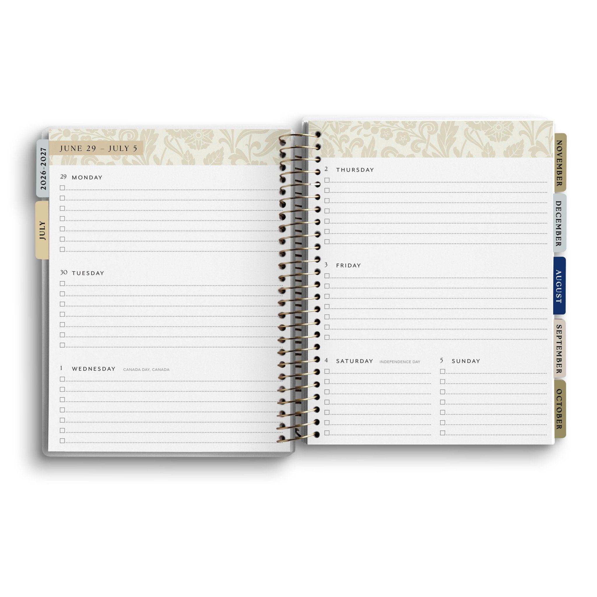 Walking with Jesus All Day, Every Day 2026-2027 18 Month Planner Sweet Water Decor
