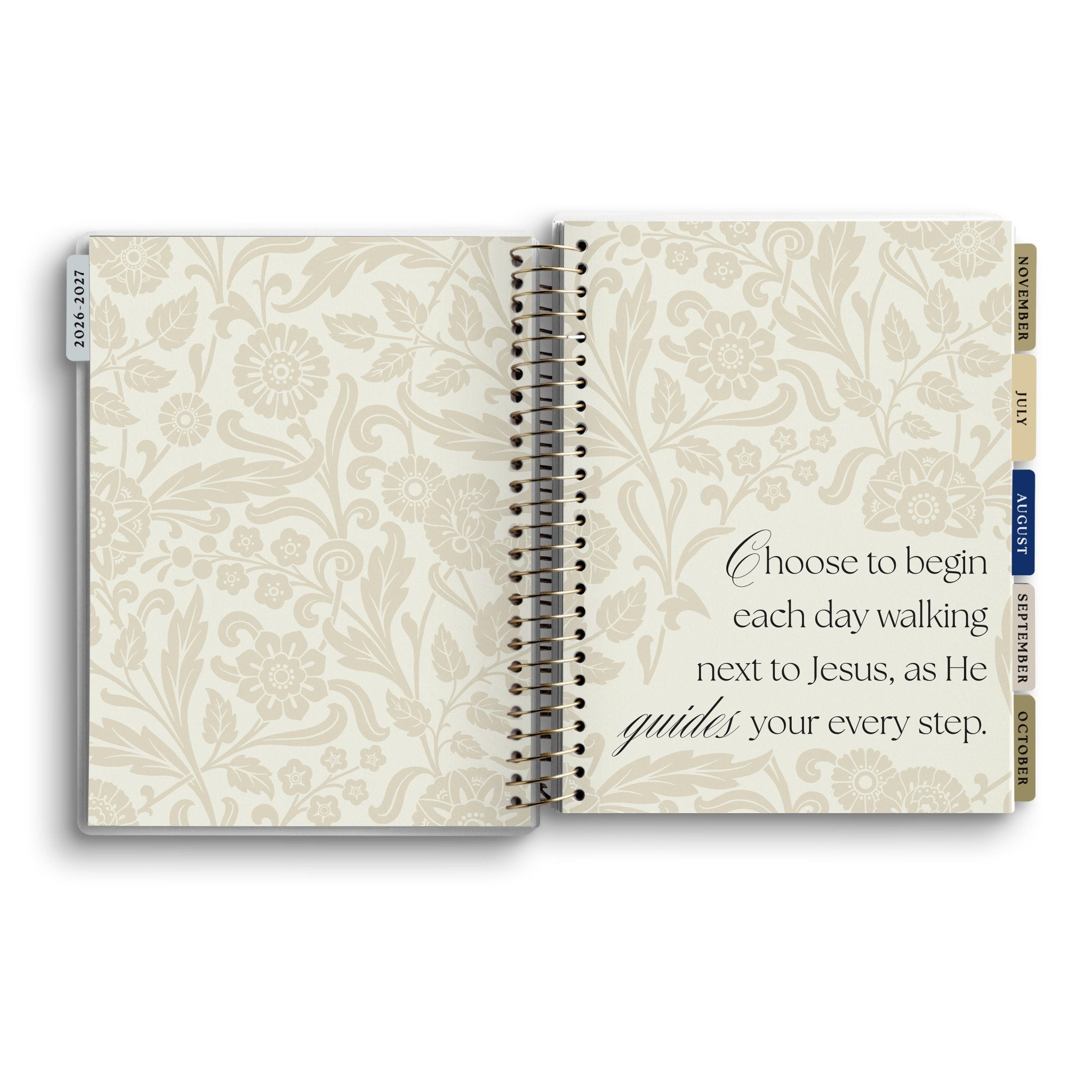 Walking with Jesus All Day, Every Day 2026-2027 18 Month Planner Sweet Water Decor