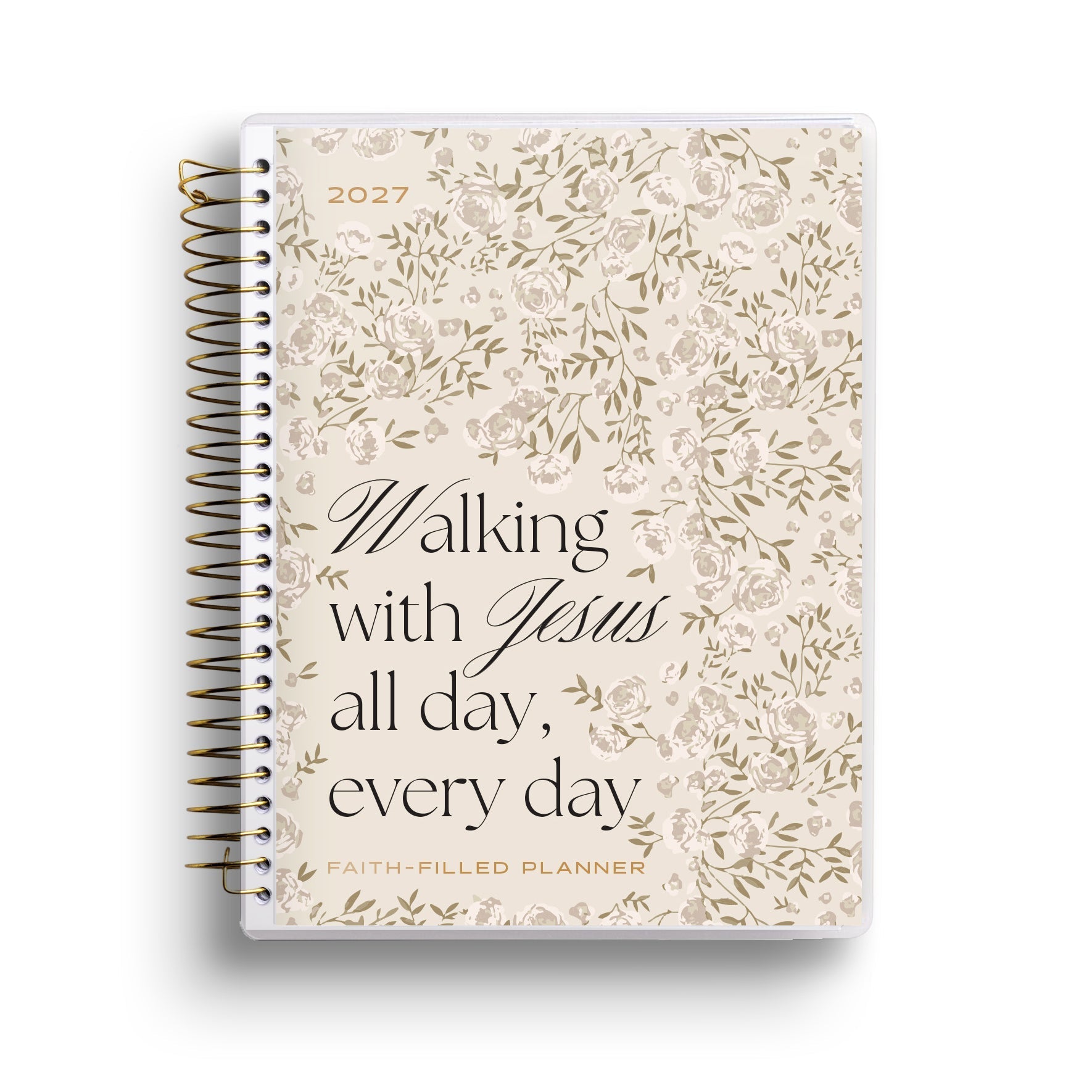 Walking with Jesus All Day, Every Day 2026-2027 18 Month Planner Sweet Water Decor