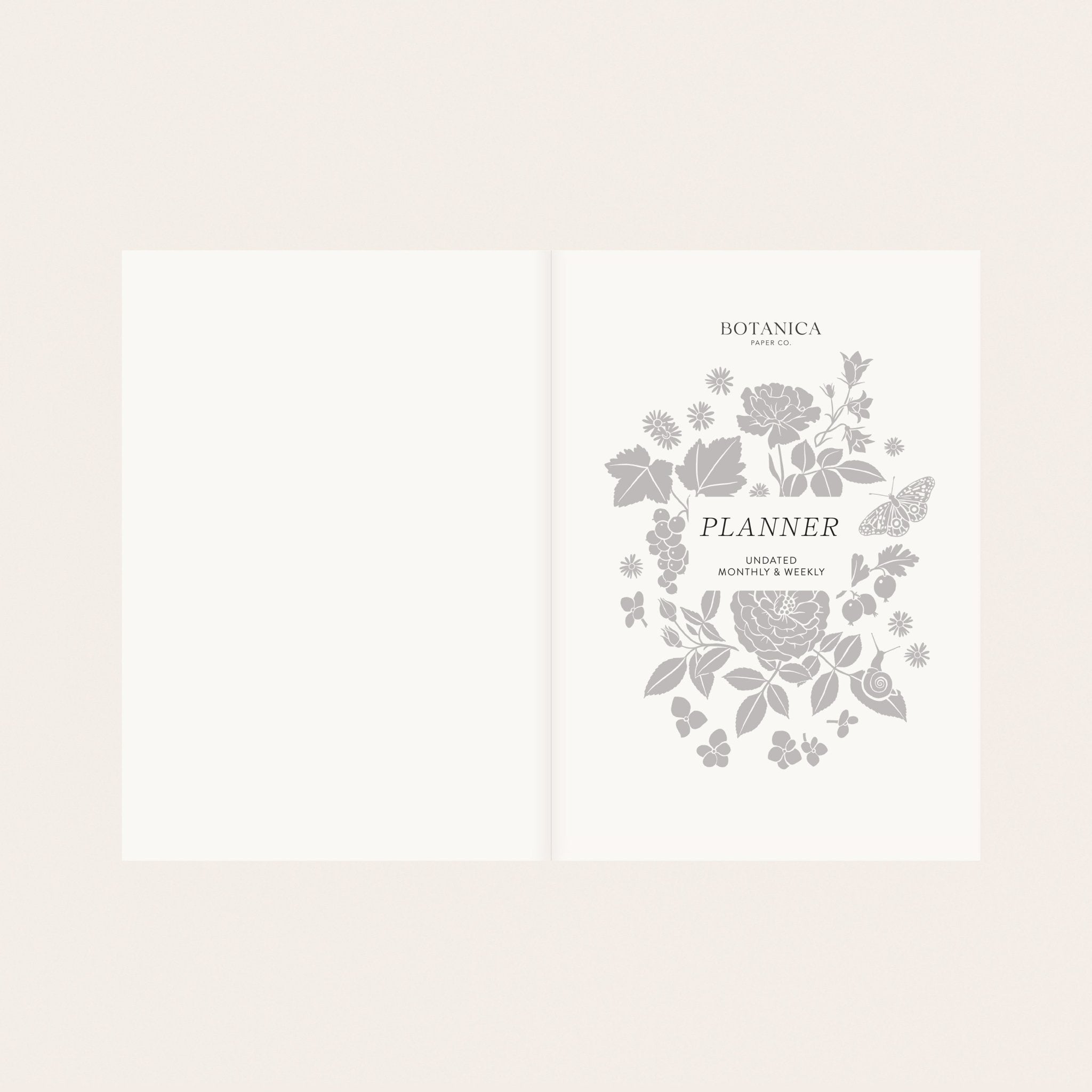 REVERIE | LINEN-BOUND PLANNER Botanica Paper Co.® REVERIE | LINEN-BOUND PLANNER Botanica Paper Co.®