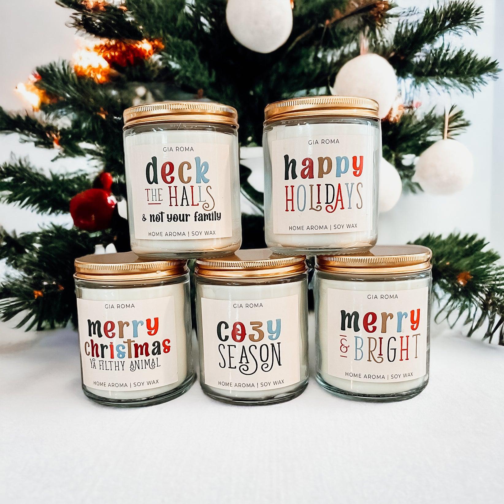 Deck The Halls Candle Gia Roma Deck The Halls Candle Gia Roma