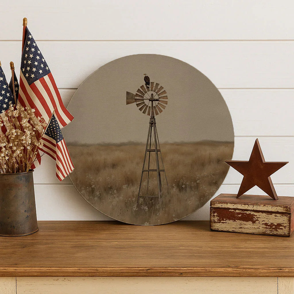 Eagle On Windmill Circle