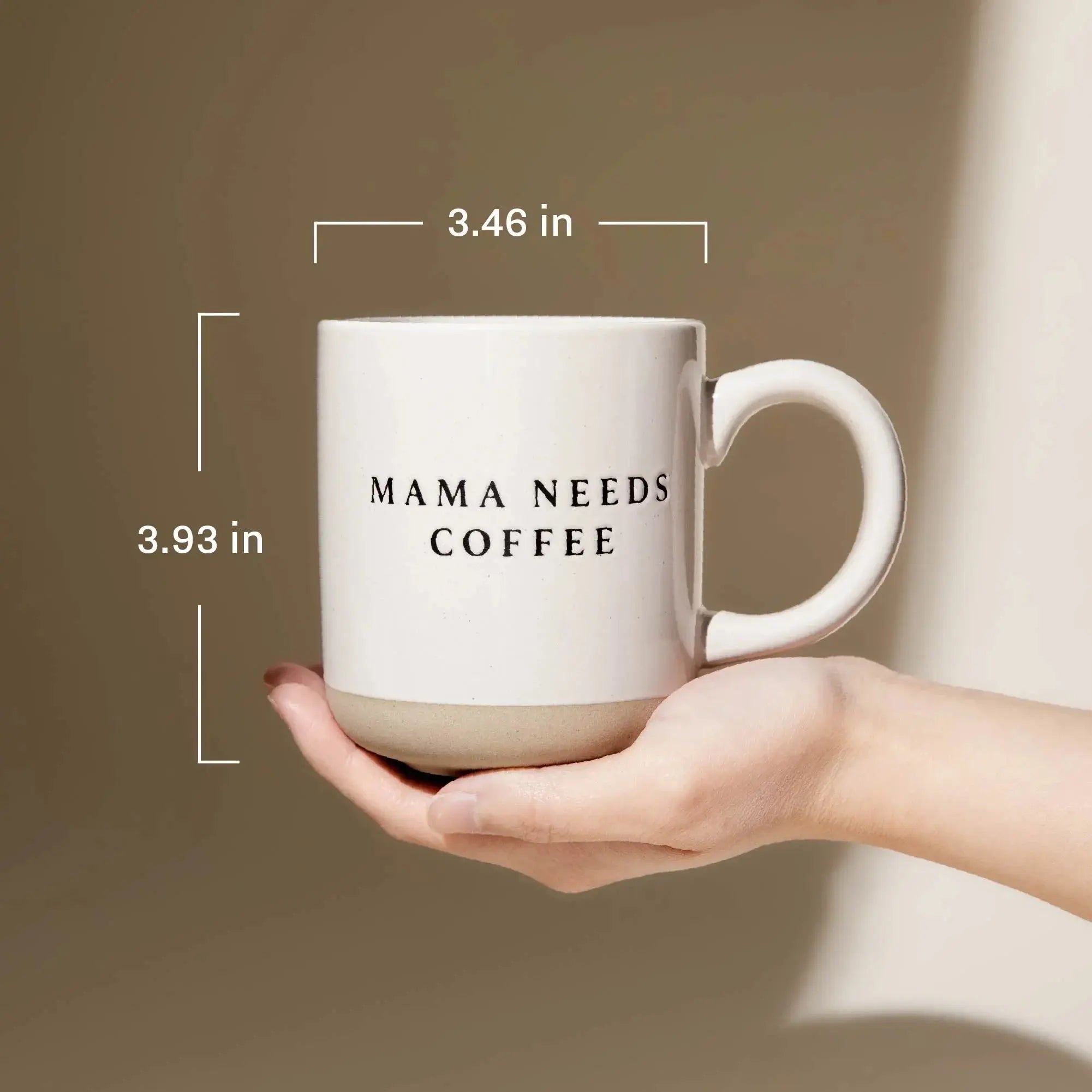 Mama Needs Coffee Stoneware Mug | KJ Cozy Designs