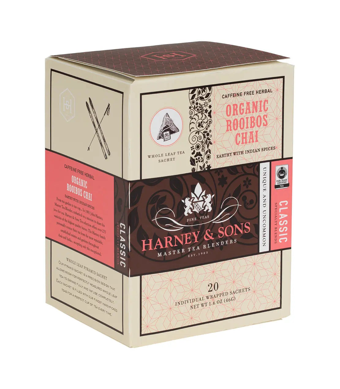 Organic Rooibos Chai Harney & Sons Fine Teas