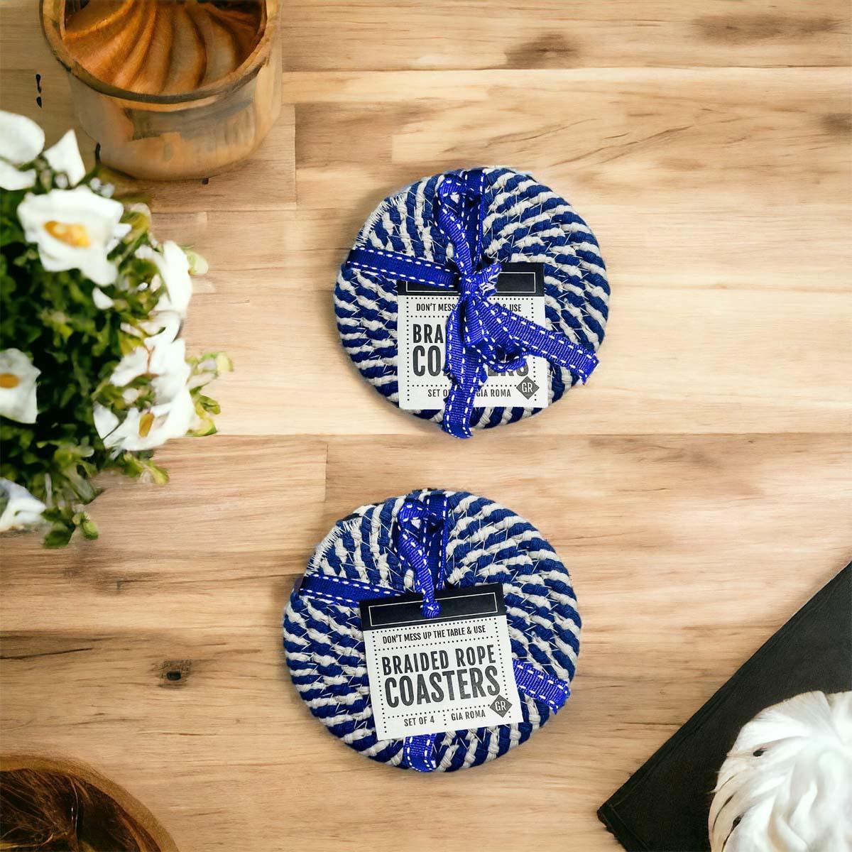 Blue Braided 4pk Gia Roma