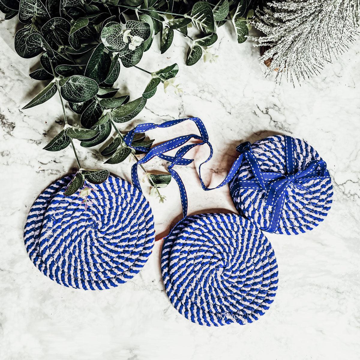 Blue Braided 4pk Gia Roma