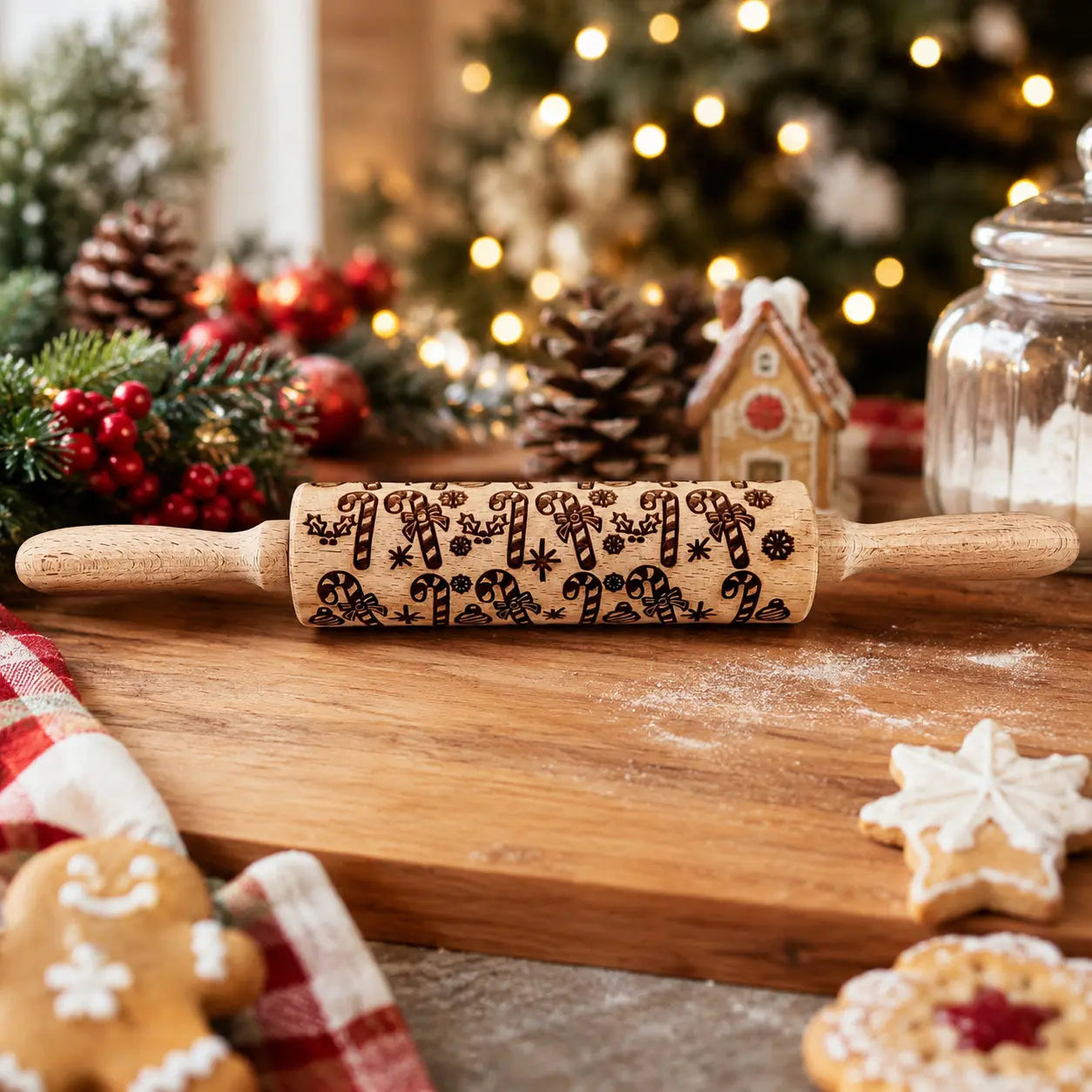 Christmas Rolling Pin Set | 10 Styles Gia Roma Christmas Rolling Pin Set | 10 Styles Gia Roma