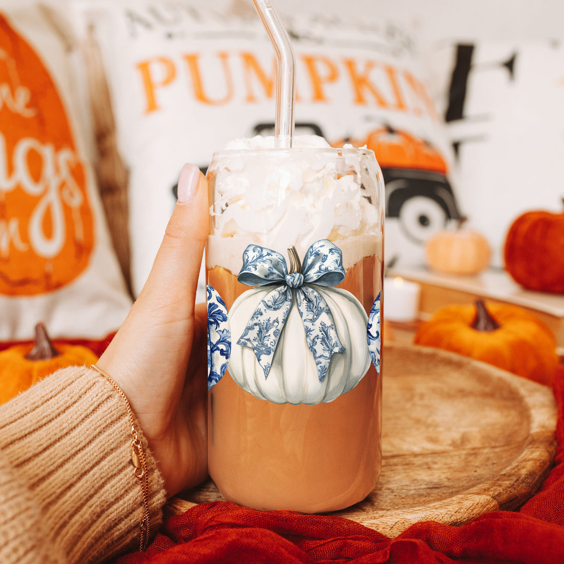 Chinoiserie Pumpkin 20oz Gia Roma Chinoiserie Pumpkin 20oz Gia Roma
