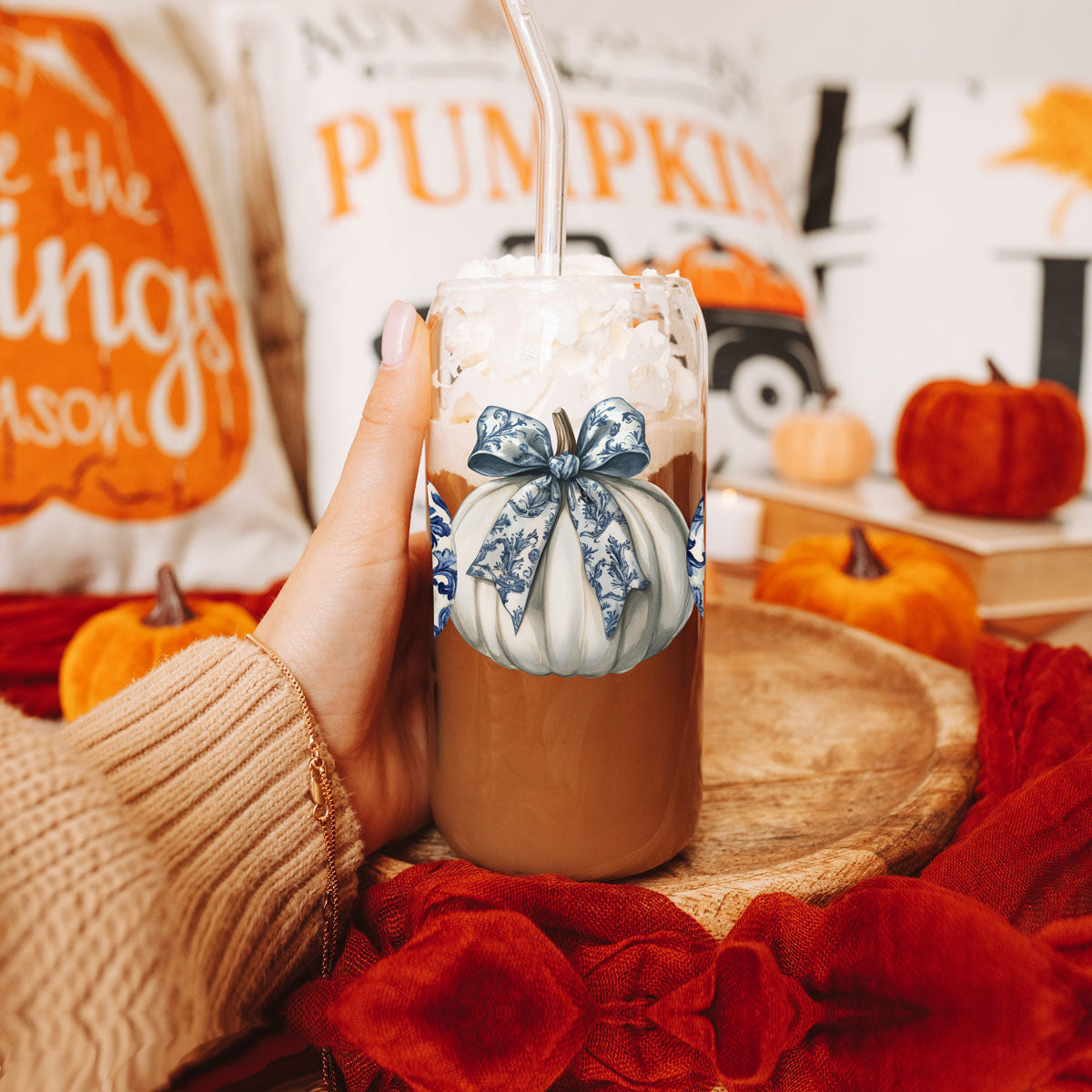 Chinoiserie Pumpkin 20oz Gia Roma Chinoiserie Pumpkin 20oz Gia Roma