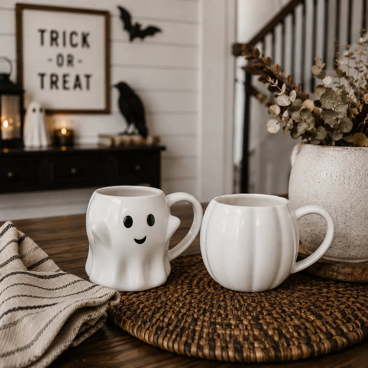 Pumpkin Shaped Ceramic Coffee Mug Gia Roma Pumpkin Shaped Ceramic Coffee Mug Gia Roma