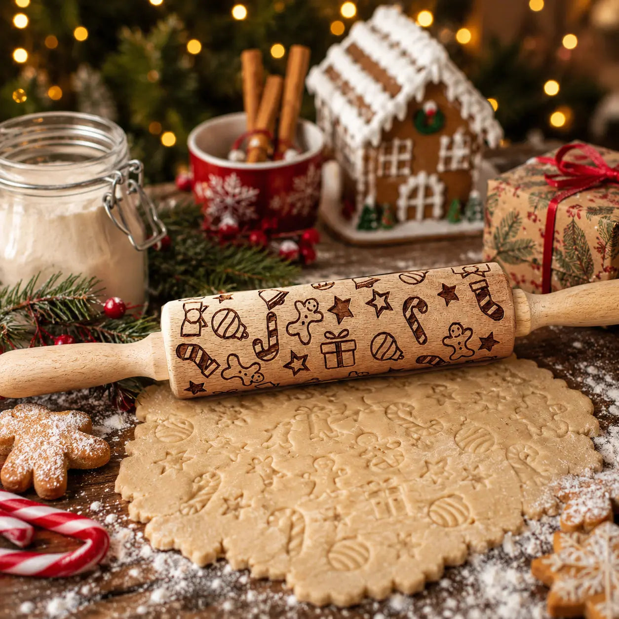 Christmas Rolling Pin Set | 10 Styles Gia Roma Christmas Rolling Pin Set | 10 Styles Gia Roma