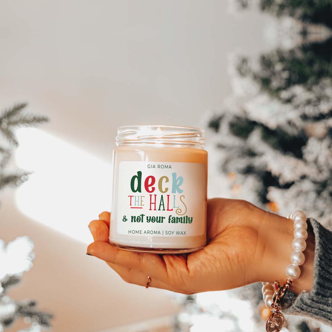 Deck The Halls Candle Gia Roma Deck The Halls Candle Gia Roma